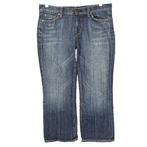 Citizens Of Humanity Jeans Womens 30 Blue‎ Kelly Stretch #063 Low Waist Cropped